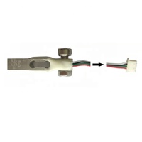 Sensor de fuerza tipo manómetro de celda de carga de peso de aluminio de alta precisión disponible en stock con conector 0,3 kg-5kg