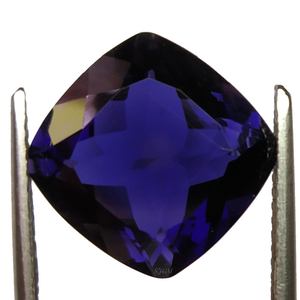 " 6mm Cushion Cut Natural IOLITE " Wholesale Factory Price High Quality Faceted Loose Gemstone Per Carat | NATURAL IOLITE | - Product Image 2