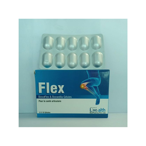 Exportador de confianza de cápsulas BiovaFlex y Boswellia, venta al por mayor, suministro a granel de suplementos herbales para el cuidado de la Salud a Bajo Precio - Product Image 1