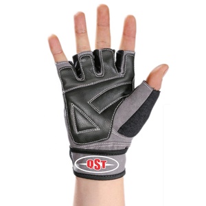 Guantes de cuero para ejercicio de levantamiento de pesas en el gimnasio, protección de Palma, culturismo, talla XS a XL - Product Image 6