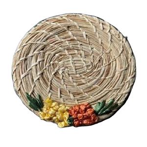 Lot de 6 sous-verres en rotin de qualité supérieure avec forme et taille personnalisées, parfaits pour le café et le thé dans la cuisine - Product Image 1