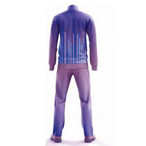 Survêtement de football d'hiver pour homme personnalisé avec fermeture éclair intégrale, grande taille, en tricot, réversible, respirant, en polyester - Product Image 6