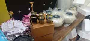 Urne funéraire commémorative en laiton « Ailes de la Liberté », style américain, articles funéraires en métal Brassworld India - Product Image 6