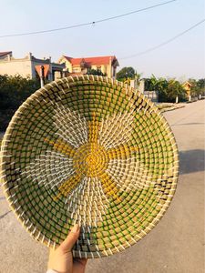 ตกแต่งหญ้าทะเลแผ่นผนัง/มือทอตะกร้าแขวนตกแต่ง - Product Image 6