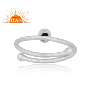 925 Fine Sterling Silver Natural <b>Lapis</b> <b>Lazuli</b> Gemstone Stackable <b>Ring</b> Jewelry For Women Gift For Her - Product Image 3