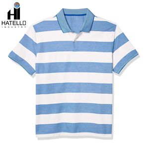 Camiseta Polo para hombre personalizada de alta calidad, Camiseta corta personalizada con logotipo estampado bordado de fábrica, nuevo patrón sólido - Product Image 4