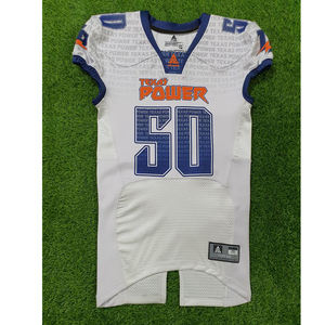 ชุดยูนิฟอร์มอเมริกันฟุตบอลแบบขายส่ง OEM ปี 2025 ชุดกีฬาทีมแบบกำหนดเอง เสื้อแขนสั้นระบายอากาศ แห้งเร็ว - Product Image 2