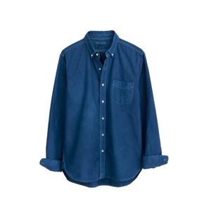Camisa de algodón personalizada para hombres y mujeres, camisas con botones de manga larga, logo personalizado, mejor calidad, 100% - Product Image 1