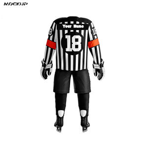 T-shirt brodé à manches longues pour hommes, uniforme de hockey sur glace, de style streetwear vintage de haute qualité, nouvelle collection - Product Image 3