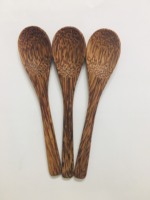 Ensemble de couverts et de vaisselle écologiques en bois de coco pour restaurants, utilisation en voyage, design traditionnel chinois, kit complet en provenance du Vietnam