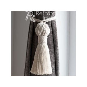 Embrasses de rideaux contemporains en coton fait à la main, fournisseur et fabrication en vrac par réfractex fabriqué en inde - Product Image 1