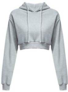 Sudadera corta con capucha para mujer - Product Image 3