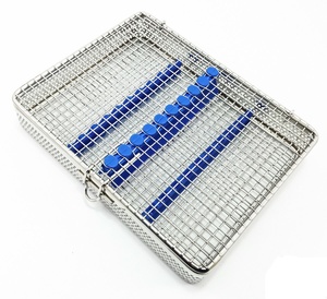 ชุดเครื่องมือผ่าตัดรากฟันเทียม17ชิ้น,พร้อมกล่องชั้นวางถาดทำจากสเตนเลสสตีล CE - Product Image 2