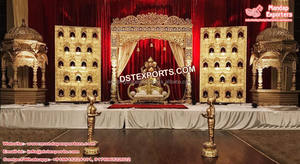 Decoración de Escenario Victoriano para Bodas Grandiosas, Escenario de Boda con Temática Victoriana, Decoración de Escenario para Bodas Indio-Canadienses en Atlanta, California - Product Image 2