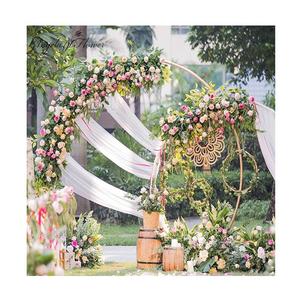 Admirable Design <b>Decorative</b> Backdrop Handmade Iron Gold Color Backdrop For Wedding Party And <b>Engagement</b> Use - Product Image 4