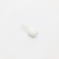 Raccord médical mâle Luer Lock en PEHD, non ventilé (sans sangle), transparent, non stérile 12A038 CaP