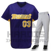 T-shirt d'uniforme de baseball Maillot de baseball à la mode personnalisé Nouveau maillot d'uniforme de baseball pour hommes