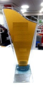 KHAN exco — coffret gravé en cristal, récompense en acrylique, pour étudiants - Product Image 6