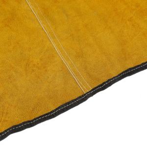 Genuine Cow Suede <b>Leather</b> BBQ Bib <b>Apron</b> Sleeveless Classification Welding <b>Apron</b> - Product Image 3