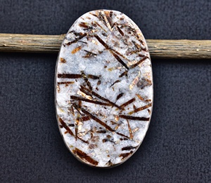 Astropholite Druzy Cabochon หินดรูโซฟีน,หินขัดอัญมณีร่วงแบบหลวมหินอัสโทรไลจากรัสเซีย - Product Image 1