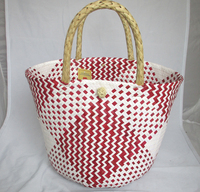 Panier de rangement en jonc de mer écologique et tendance fait main du Vietnam VINACRAFT, sac à bandoulière en jonc de mer