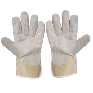 Gants de travail de sécurité supérieure Gants en cuir/jean/coton - Product Image 3