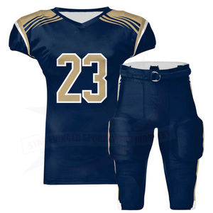 Camiseta de práctica que absorbe el sudor de fútbol americano de talla grande XL, estampado transpirable para el nombre del equipo, venta de uniformes para adultos - Product Image 1