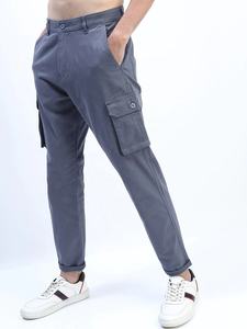 Men's Casual <b>Slim</b> Fit High Quality Cotton Cargo Pants Breathable and Zipper Pocket Training <b>Joggers</b> Wholesale Customizable - Product Image 2