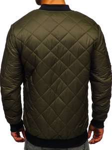 Men's High Street Style Casual Winter Bomber <b>Jacket</b> Custom Color Best Quality <b>Padded</b> Stand Collar for Outdoor Use - Product Image 2