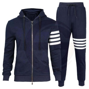 Ensemble de sport pour homme, survêtement automne-hiver à capuche épais, décontracté, 2020 - Product Image 4