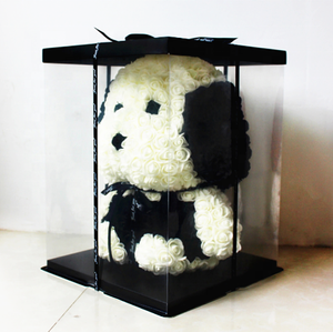 Busa Mawar Anjing Kualitas Terbaik Bunga Anjing Bunga Mawar Buatan Anjing 40Cm dengan Kotak Hadiah Kualitas Terbaik - Product Image 2