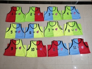 Best Football Bibs Soccer Vest with Custom Design and Custom <b>Singing</b> - Product Image 3