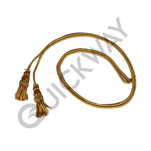 Vente de haute qualité couleur or Cincture cordon vêtement meilleur fil de lingot cérémonie or Cincture - Product Image 1