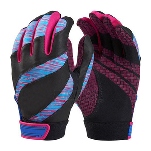 Gants de frappe de baseball professionnels confortables en cuir synthétique de haute qualité, logo personnalisé, promotionnels, marque personnalisée - Product Image 5