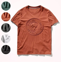 Großhandel Custom Logo Schwere T-Shirts T-Shirt 100% Baumwolle Herren T-Shirt 240 GSM Dicke Baumwolle Übergroße leere T-Shirts