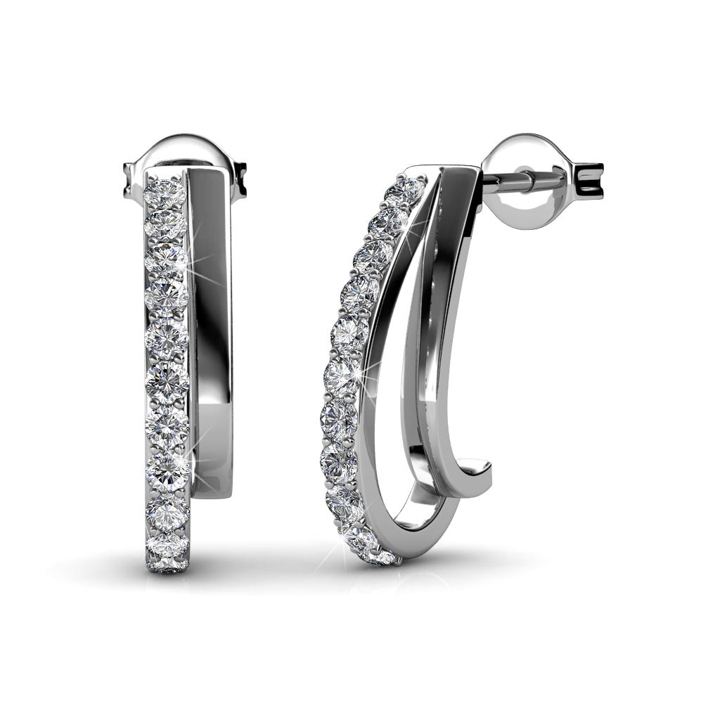 Brass 18k White Gold Plated Luxury Brand Inspired Necklace