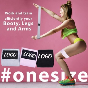 Bandes de résistance en tissu Bandes de butin robustes Ensemble de jambes de fessier Cercle de hanche Ensemble de bandes de fessier antidérapantes et antidérapantes - Product Image 4