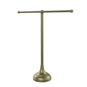 Antique Silver Metal Hand Towel Stand - Product Image 1