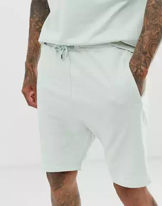 Vêtements d'été de marque pour hommes, nouveaux shorts décontractés et ensemble de t-shirts à manches courtes, survêtement uni, grande taille, écologique, 2 pièces - Product Image 6