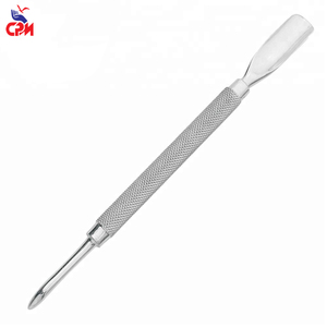 Pousse-cuticules double embout professionnel en acier inoxydable – Outil de manucure et pédicure de qualité supérieure pour le nettoyage des ongles - Product Image 4