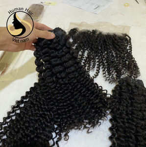 Wholesale 150 180 250 Density Brazilian Virgin Hair 13X4 HD Lace Frontal Jerry Curl Human Hair Curly for <b>Black</b> Women - Product Image 3