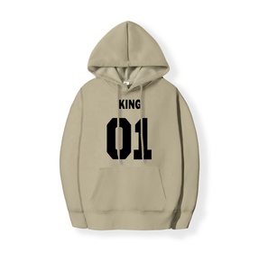 Venta al por mayor unisex multicolor jersey de gran tamaño Sudadera con capucha impresa personalizada número frontal pantalla hombres mujeres cosecha invierno - Product Image 4