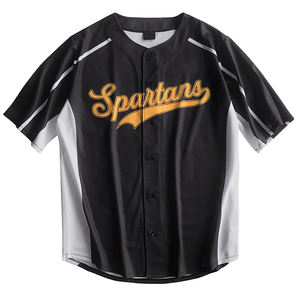 Maillot de baseball à sublimation personnalisée pour homme Tissu en maille ample Logo OEM Maillot de baseball personnalisable en polyester respirant - Product Image 2