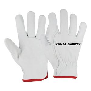 Unlined Goatskin Leather Work <b>Gloves</b> - Product Image 2