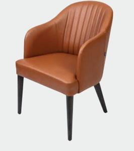 Chaise de salle à manger chaude en bois massif de noyer avec dossier rembourré pour hôtels et fermes Design moderne pour l'extérieur - Product Image 2