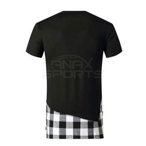 Camiseta de hombre de talla grande más vendida 100% algodón patrón sólido tejido de punto 220 gramos peso hecho en Pakistán - Product Image 3