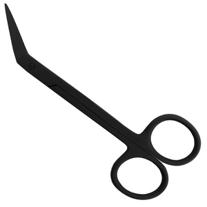 Disponible en stock, fabricación directa de fábrica, tijeras de iris, dentado, curvo, recto, quirúrgico, de acero inoxidable - Product Image 4