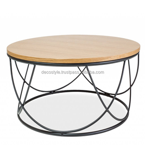 Living Room Furniture Top <b>Coffee</b> <b>Table</b> with Wooden <b>Wire</b> Home Use - Product Image 1