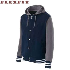 Chaqueta de béisbol con letras universitarias personalizada en blanco de moda 2024 más vendida, chaquetas universitarias al por mayor a la venta - Product Image 2