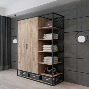 Wardrobe <b>Storage</b> Wardrobe <b>Cabinet</b> Best Fashion Wardrobe Wooden - Product Image 3